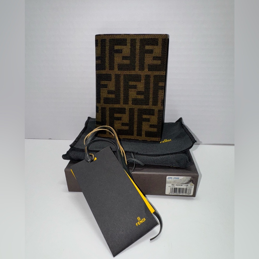 Fendi Zucca Passport Holder